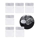 MEETGIFT 6pcs 50ml Einmachgläser mit deckel gläser mit schraubdeckel für...